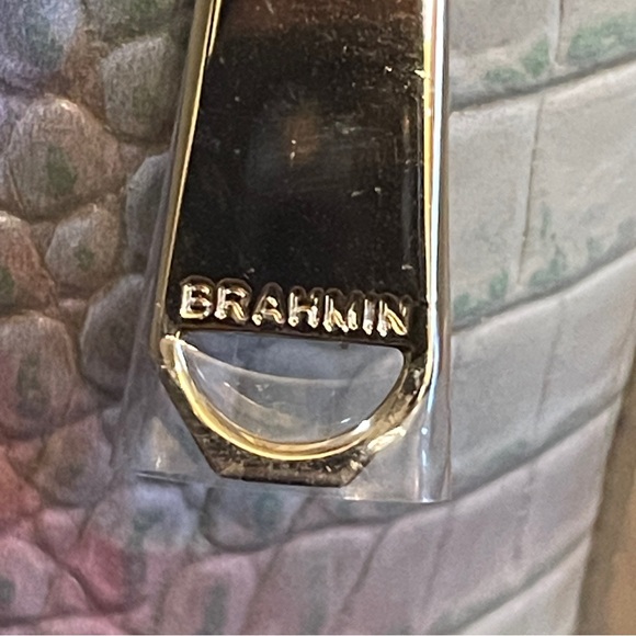 🌈NWT!!! RARE FIND!! Brahmin SOLD OUT Prism Ombré Katie Crossbody - Picture 13 of 16